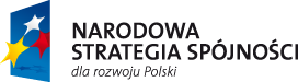 Logo Narodowa Strategia Spójności