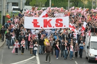 Kibice ŁKS walczą o stadion przy al. Unii Lubelskiej (ZDJĘCIA)