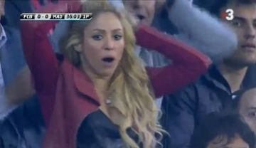 Shakira kibicowała Pique