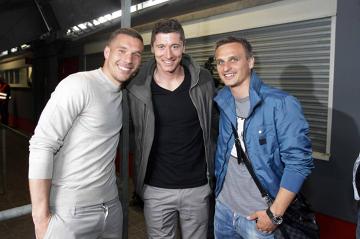 Lewandowski, Peszko i Fabiański bawili się na benefisie Podolskiego (ZDJĘCIA)