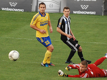 GKS Katowice - Sandecja: uwaga na kartki