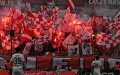 Kibice podczas meczu Widzew Łódź - Lech Poznań (ZDJĘCIA)