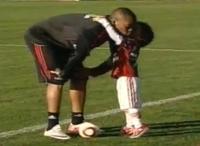 Robinho z synem (wideo)