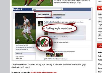 Polscy piłkarze (i)grają z Facebookiem