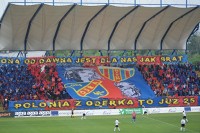 Polonia Bytom - Zawisza Bydgoszcz (KIBICE, OPRAWA)