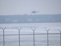 MI-8 przyleciał na świdnickie lotnisko