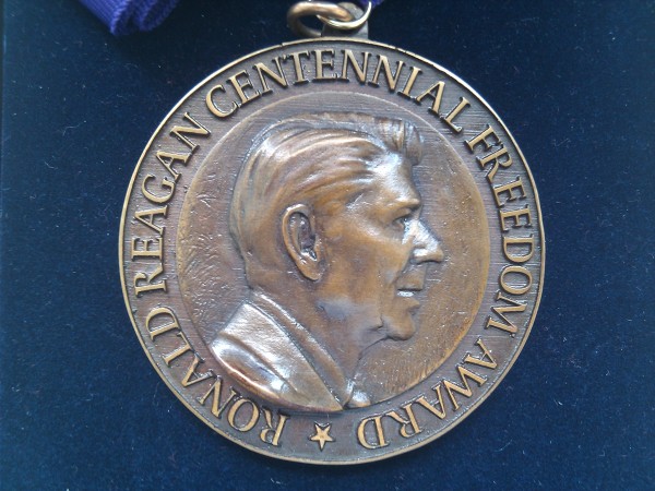 Lech Wałęsa uhonorowany Ronald Reagan Centennial Freedom Award