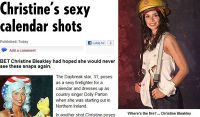 Kalendarz z seksowną Christine Bleakley