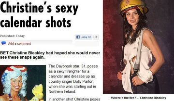 Kalendarz z seksowną Christine Bleakley