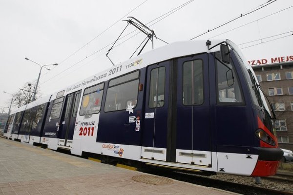 Tramwaj na cześć Jana Heweliusza